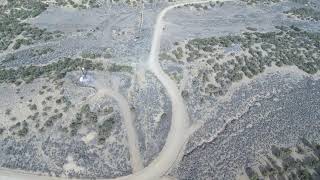 2 Gilsonite vertical mining ditch at Rainbow Utah drone video [upl. by Ajan]