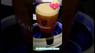 CD2800 Ultrasonic Cleaner Not Just for Jewelry Work Well with Guinness Surger Cans shorts [upl. by Patten539]