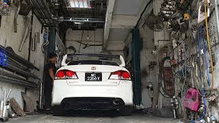 FD2R checking exhaust fd2r typer k20a civictyper jdms jsracing fd2typer fd2 [upl. by Flam]