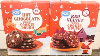 Great Value Walmart Frozen Cookie Dough Hot Chocolate amp Red Velvet Review [upl. by Saffren465]