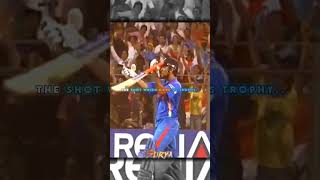 Dhoni finishes off in his style🔥 cricket edit wc hitman song trending [upl. by Aibat]