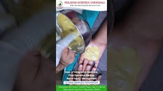 Dept Of integrative medicine Post operative median nerve injury management ayurvedacure [upl. by Nivlen738]