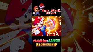 Mario and Luigi brothership Bros Attack Red Shell game play [upl. by Dremann828]