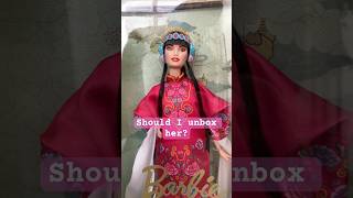 I cant believe how gorgeous Barbie Lunar New Year is barbie barbieunboxing barbielistener [upl. by Oiliduab]