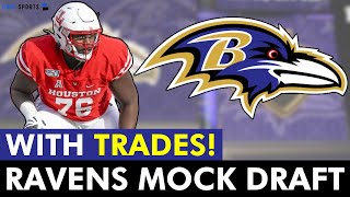 NFL Mock Draft WITH TRADES Baltimore Ravens 7Round Draft For The 2024 NFL Draft [upl. by Kersten]