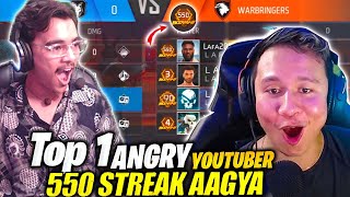 world record😱 breaking 550 winning strike of youtuber😱  Laka Gamer [upl. by Tito113]