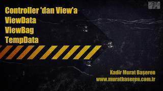 ASPNET MVC Controllerdan Viewa Veri Gönderme  ViewData ViewBag TempData [upl. by Fullerton521]