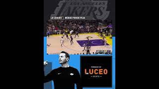 Wedge Punch Peja ATO playthat LA Lakers Coach JJ Redick has been running to get Dalton Knecht a 3 [upl. by Mauralia]