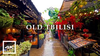 Tbilisi on a rainy day 🌧️ Walking tour 2023  4K HDR [upl. by Eahc359]