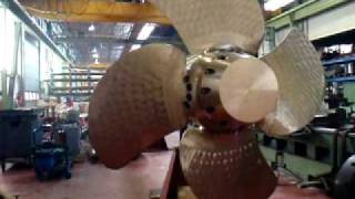 Marine Controllable pitch propeller  CP propeller  CPP [upl. by Monica190]