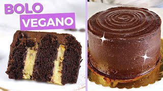 BOLO de ANIVERSÁRIO SIMPLES e FÁCIL VEGANO molhadinho macio e LINDO [upl. by Wan]