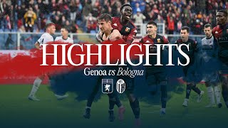 GENOA 22 BOLOGNA  HIGHLIGHTS  SERIE A ENILIVE 2425 [upl. by Etnuaed]