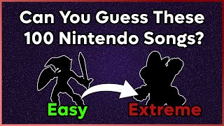 Can You Guess These 100 Nintendo Games From Their Music  Nintendo Music Quiz 1  Main Themes [upl. by Cyd]