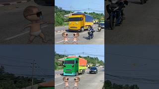 Truk Oleng Joget Telolet Basuri truck trukdance truckjogetlucu [upl. by Ojeitak350]