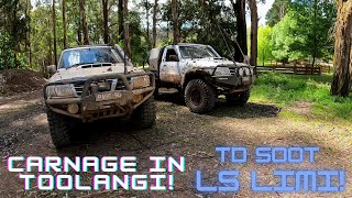 4WD On TREPS In TOOLANGI Wild Ls amp Angry TD42 PATROLS on 37s [upl. by Keever]