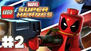 LEGO Marvel Superheroes  LEGO BRICK ADVENTURES  Part 2  DEADPOOL HD Gameplay Walkthrough [upl. by Bertrand684]