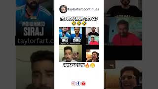 official hai bhai Mohammad Siraj Official 😂😂😂 Funny Reactions Rishabh Pant shorts youtubeshorts [upl. by Silverman]