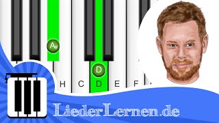 Seeed  Augenbling  Klavier lernen  Musiknoten  Akkorde [upl. by Gwenette59]