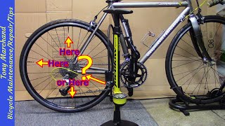 How to use a bicycle floor pump Tips Tricks and Hacks [upl. by Hendrickson185]