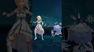 Lumine 🌼 and Abyss Mage 🧙‍♂️ Dancing  Genshin Impact【MMD】【LUMINE  AETHER】 See Tinh [upl. by Cohby909]