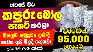 How To Start Swayan Rakiya Business at Home 2024 කපුරු බෝල Business Swayan Rakiya in Srilanka [upl. by Aramois]