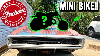 Finding a RARE Indian Mini Bike 1970 Charger amp 1969 Camaro [upl. by Oidgime]