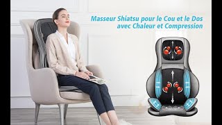 COMFIER Siège Massant Shiatsu [upl. by Ahsinut252]