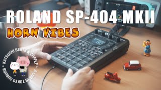 ROLAND SP404 MK2 Soul Horn amp Guitar Vibes beats [upl. by Antone]