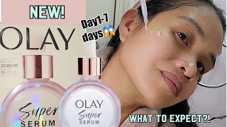 🔴NEW OLAY SUPER SERUM POWER OF 5 SERUM FOR SKIN WITH COLOUR OR MELASMA [upl. by Madoc]