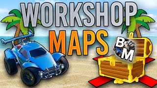 HOW TO Rocket League Workshop Maps on Epic Games and Steam [upl. by Rovelli]