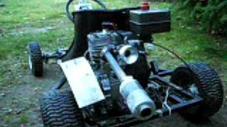 Tecumseh H70 7HP with Straight Pipe and Muffler [upl. by Drake900]