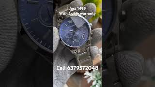 watch Armani watch low price tamilshorts watch lowpricewatch tamil budgetwatchcollecting [upl. by Einnob]