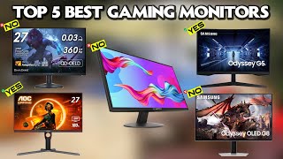 Top 5 Best Gaming Monitors 2025  Best Monitor for Gaming 2025 [upl. by Maloney]