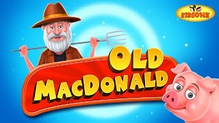 Old MacDonald Had A Farm EIEIO Nursery Rhyme with Lyrics  KidsOne [upl. by Eimile]