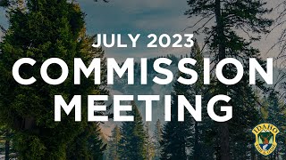 Idaho Fish and Game Commission Meeting July 27 2023 [upl. by Mode]