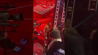 A WWE fan attacked Seth Rollins on Raw 😳 [upl. by Petite]