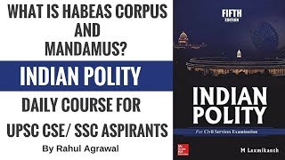 What is Habeas Corpus and Mandamus Meaning of WRITS for Indian Polity UPSC SSC CGL [upl. by Neila]