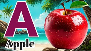 ABC with two words ll A for Apple ll ABCD song ll ABCD rhymes ll ABC with Maruti [upl. by Larissa]