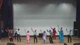 PUNJABI Bhangra at my college  old skool songs [upl. by Dasi]