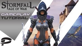 Stormfall Age of War Game Play tutorial for beginners [upl. by Lanaj]