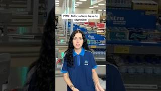 WHY DO ALDI CASHIERS SCAN SO FAST [upl. by Azar35]