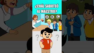 ¿CUÁL SABOTÉO AL MAESTRO trivia quiz [upl. by Neenad]