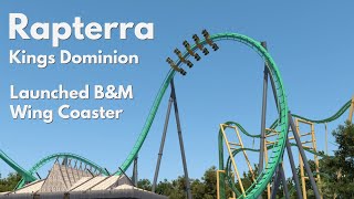 Rapterra  Kings Dominion  2025 BampM Launched Wing Coaster  NoLimits 2 PreCreation [upl. by Lia]