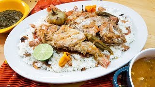 Caldou Poisson Riz Blanc et Sauce au Citron [upl. by Rothmuller]