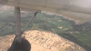 Afghanistan Landing at Bamian Airport by East Horizon Plane バーミヤン空港に着陸 [upl. by Enisaj]