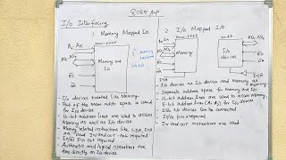 Interfacing with 8085 microprocessor  Memory mapped IO and IO mapped IO in Tamil [upl. by Zebaj]