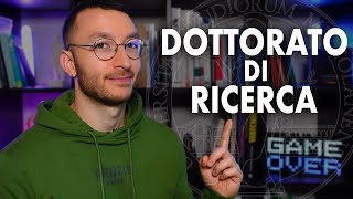 Dottorato di ricerca PhD  cosè e come entrare [upl. by Acirem]