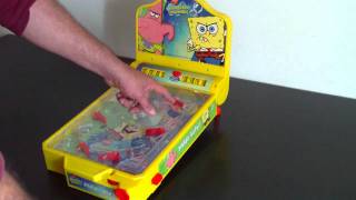 Toy Pinball Machine  SpongeBob SquarePants [upl. by Lawry]