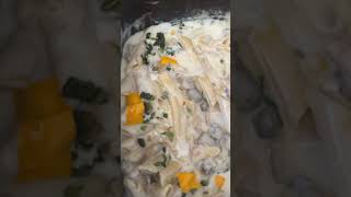 Creamy pasta asmr food shortsvideo [upl. by Adnerb]