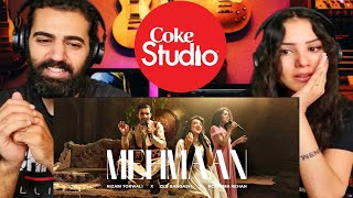 🇵🇰 Khoobsurat ❤️ Mehmaan made me cry  Coke Studio Pakistan  S15 Reaction [upl. by Zoa]